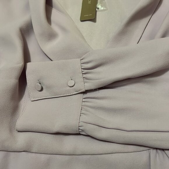 NWT J Crew Purple Wrap Top Size 6 - Picture 5 of 5